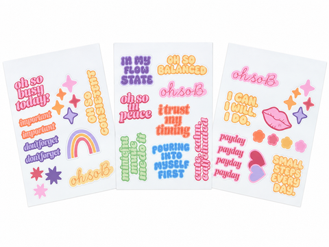 Oh So B Stickers