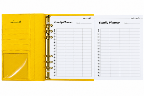 Oh So B Organiser - Family Planner inserts