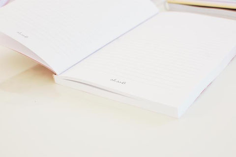 Oh So B Softback Lined Notebook - Marble